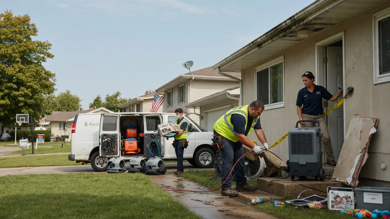 Water Damage Restoration in Sutter, IL near me